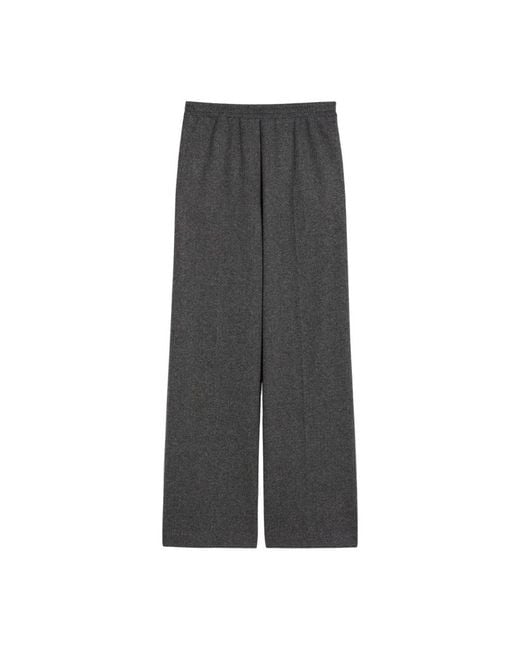 Weekend by Maxmara Stijlvolle Zelma Wollen Broek in het Gray