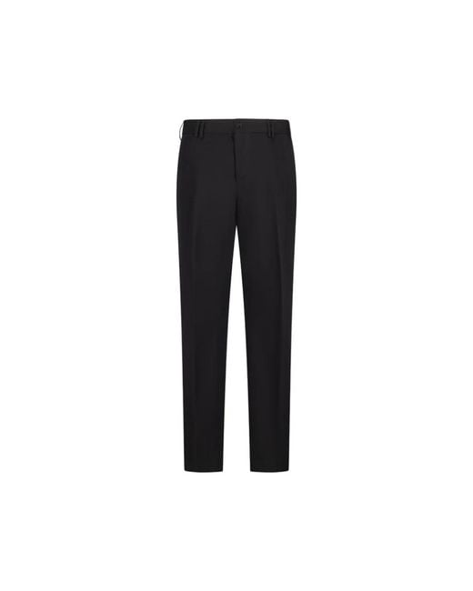 PT Torino Black Suit Trousers for men