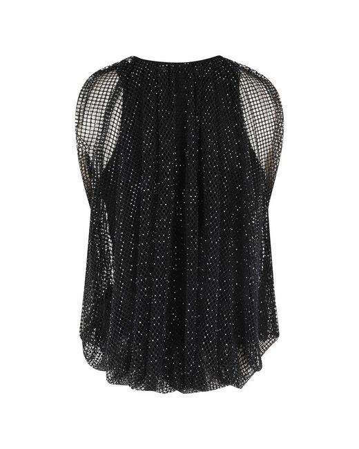 Sportmax Black Long Sleeve Tops