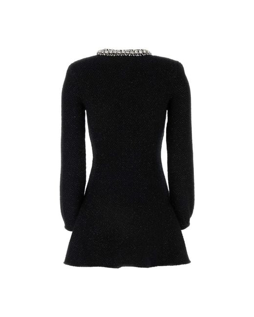 Self-Portrait Short Dresses in het Black