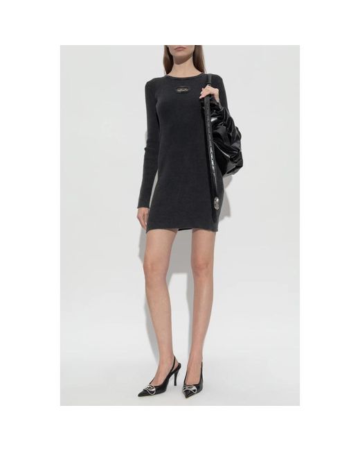 Short Dresses DIESEL de color Black