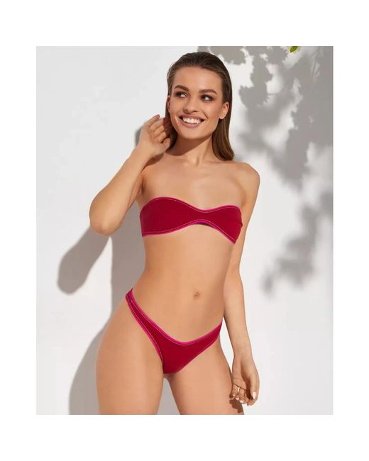 Reina Olga Red Bikinis