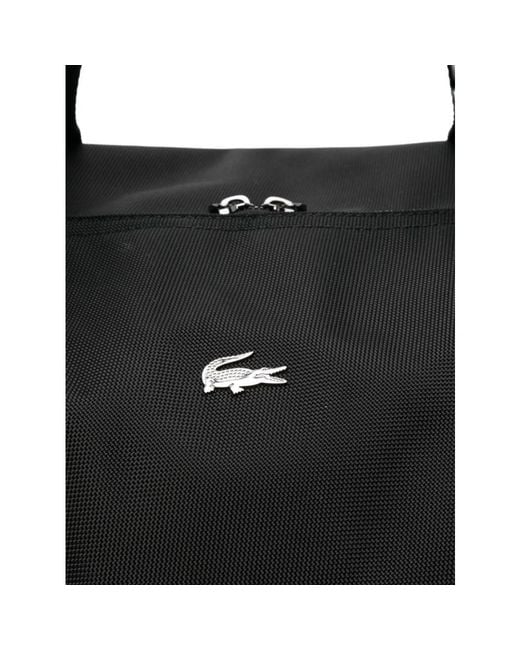 Weekend Bags di Lacoste in Black da Uomo