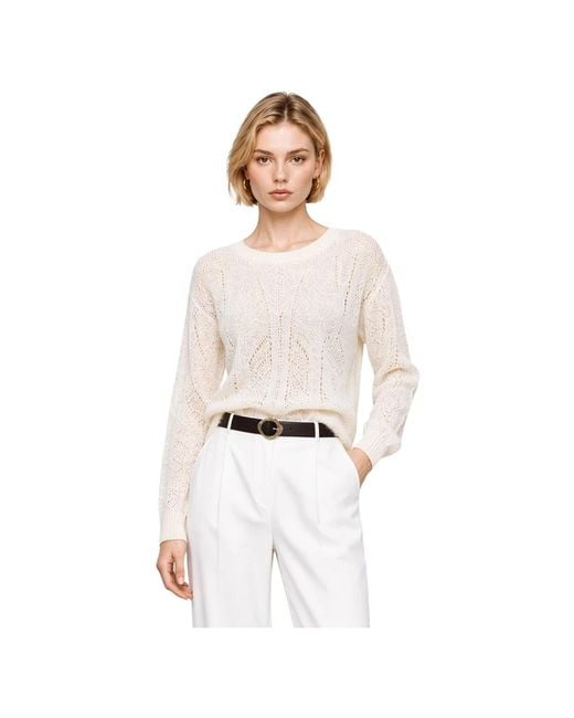 Kocca White Round-Neck Knitwear