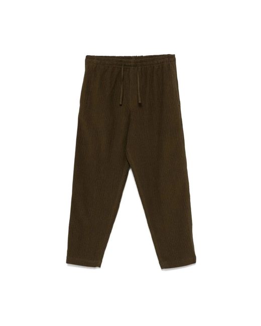Straight Trousers di YMC in Green da Uomo