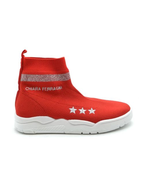Chiara Ferragni Red Sneakers
