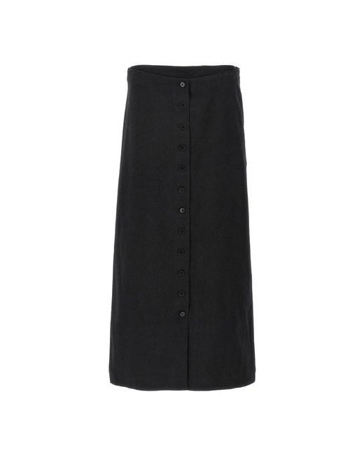 Loulou de Saison Black Midi Skirts