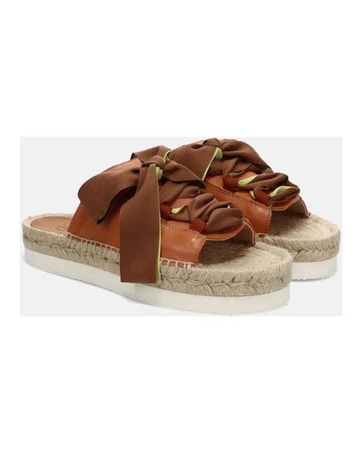 Fabi Brown Sliders