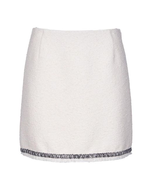 Moncler White Short Skirts