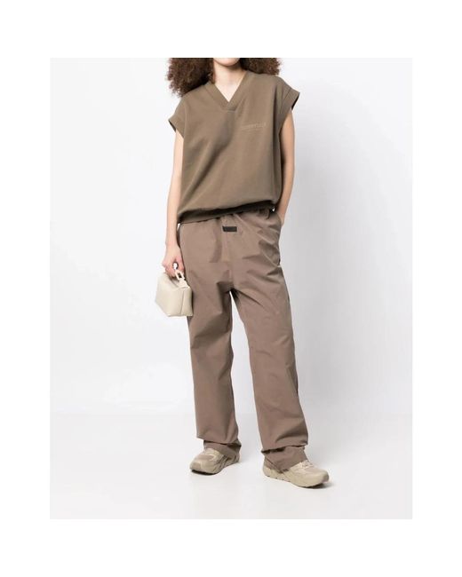 Fear Of God Brown Sleeveless Tops