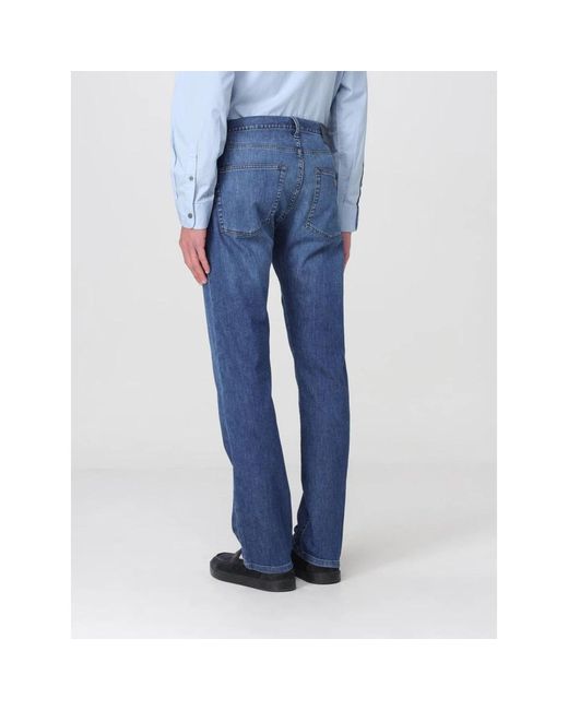 Emporio Armani Blue Slim-Fit Jeans for men