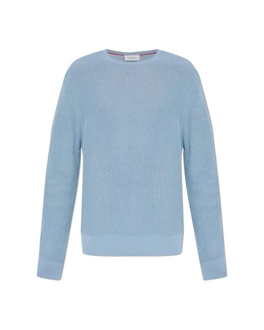 Ferragamo Rundhalspullover in Blue für Herren
