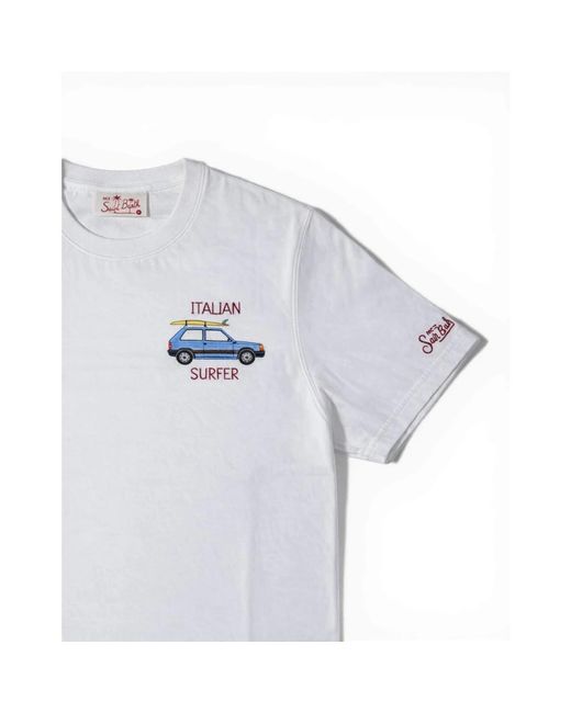 Mc2 Saint Barth White T-Shirts for men