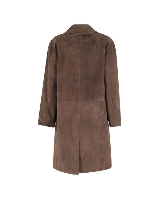 Max Mara Brown Single-Breasted Coats