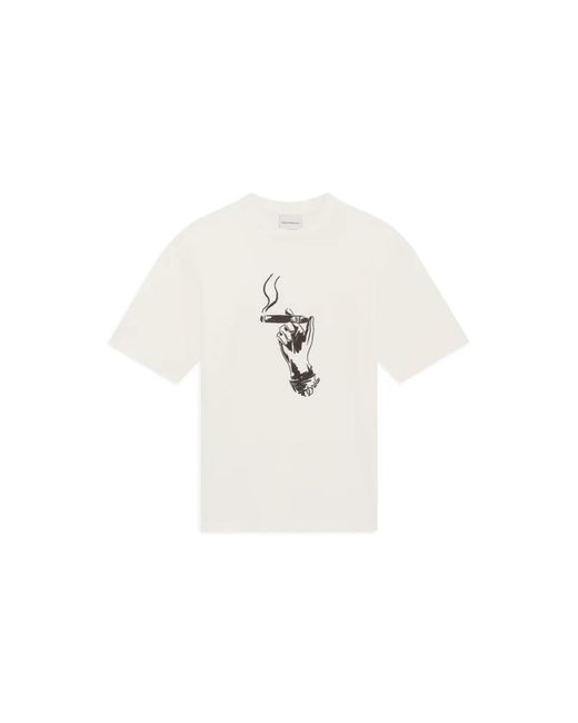Drole de Monsieur Men's White T-Shirts