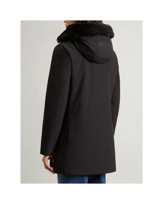 Woolrich Black Parkas