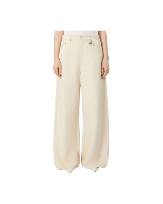 Sportmax Natural Wide Trousers