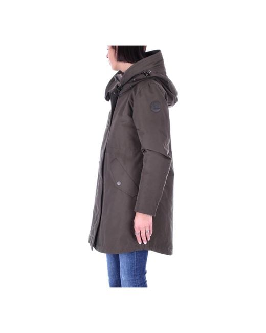 Woolrich Gray Parkas