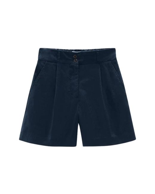 Woolrich Blue Lässige Shorts