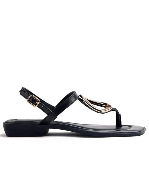 Gioseppo Blue Flat Sandals