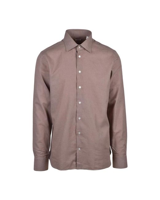Borriello Brown Casual Shirts for men