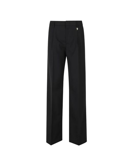 Dondup Black Wide Trousers