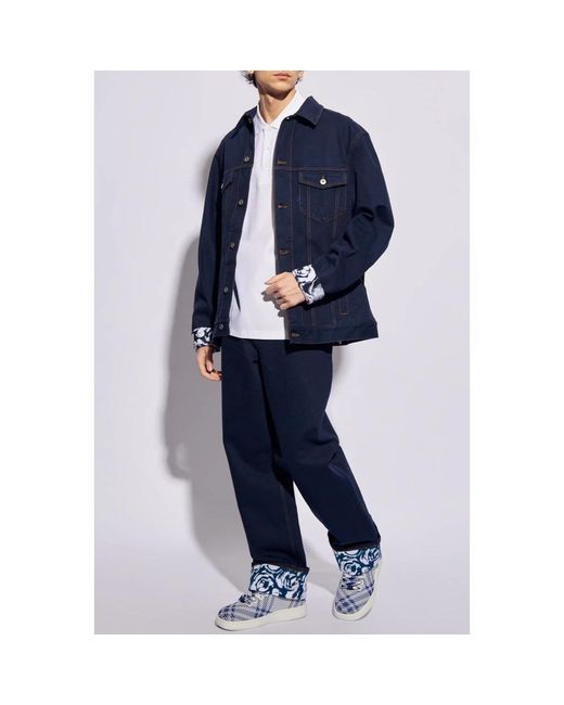 Burberry Jassen ,Blauw ,Denim Denim Jas in het Blue voor heren