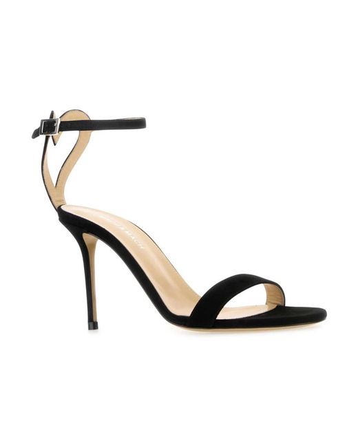 Mach & Mach Black High Heel Sandals