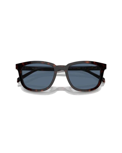 Prada Radica tortoise/blue sonnenbrille für männer für Herren