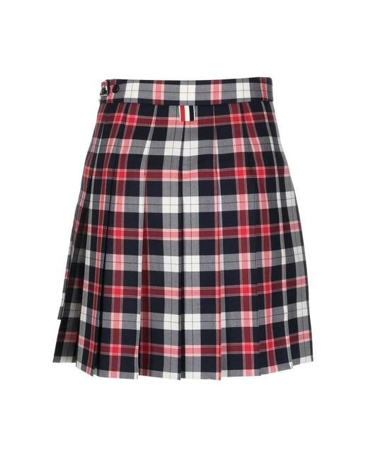 Thom Browne Red Short Skirts