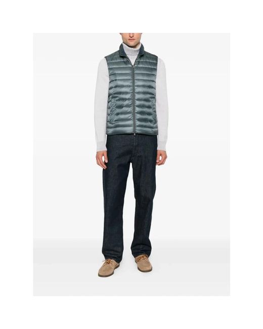 Vests di Herno in Blue da Uomo