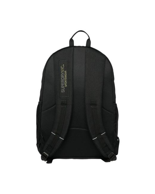 Superdry Tassen ,Zwart ,Leer Nyc Montana Stadsrugzak in het Black