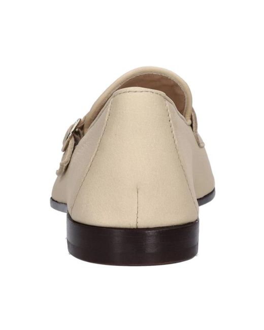 Doucal's Natural Leder Loafer Mit Doppel-Schnallen
