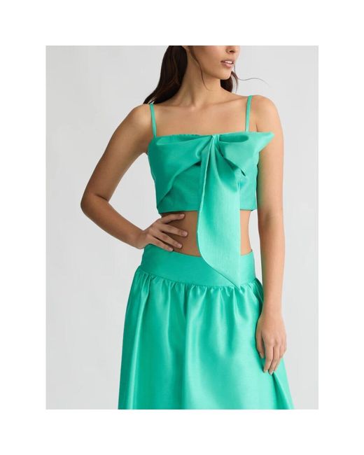Sleeveless Tops Liu Jo de color Green