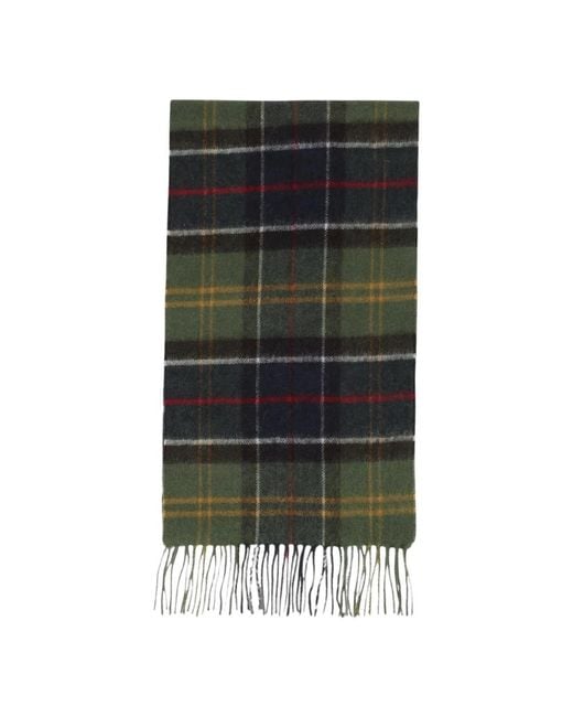 Barbour Black Winter Scarves for men