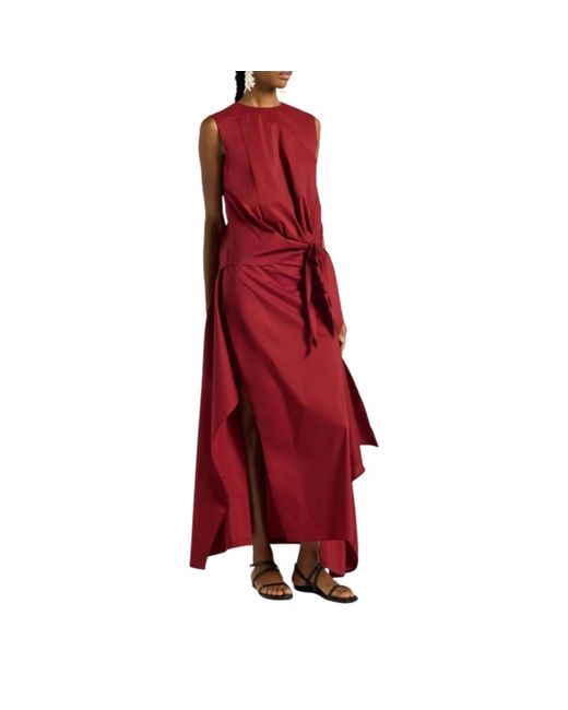 Liviana Conti Red Sleeveless Tops