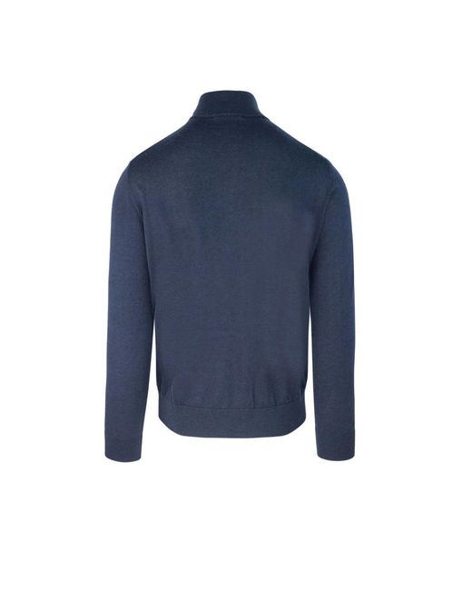 Paolo Pecora Blue Turtlenecks for men