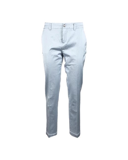Guess Broeken ,Blauw ,Spandex Stretchy Viscose Spandex Broek in het Blue