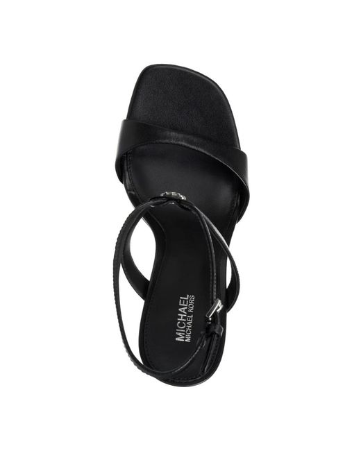 Michael Kors Black Amara sandalen mit absatz