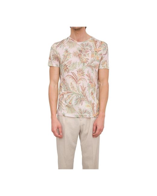 Etro Natural T-Shirts for men
