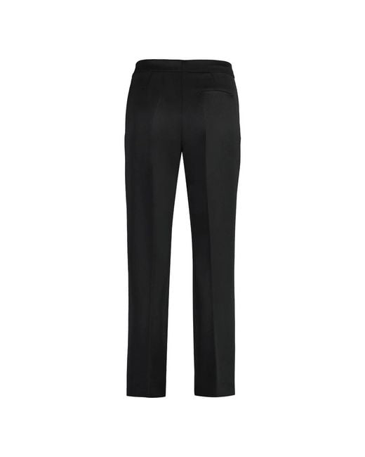 Tory Burch Black Slim-Fit Trousers
