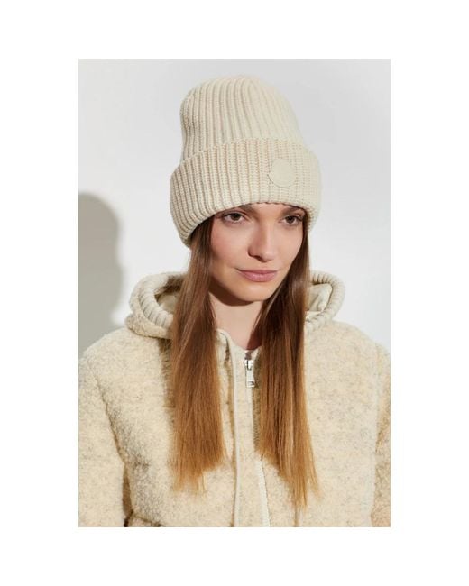 Beanies di Moncler in Natural