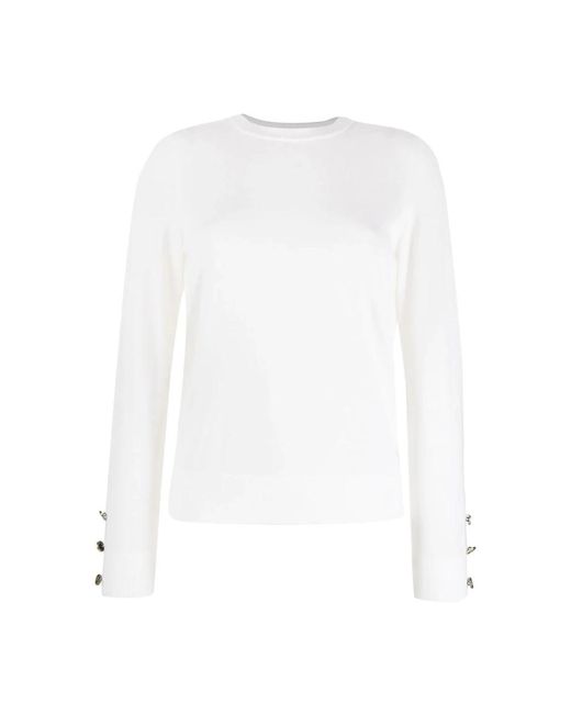 Michael Kors White Sweatshirts,pullover
