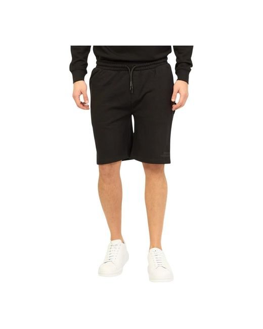 RICHMOND Black Casual Shorts for men
