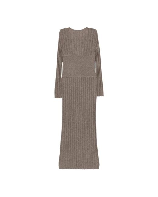 Lisa Yang Gray Maxi Dresses