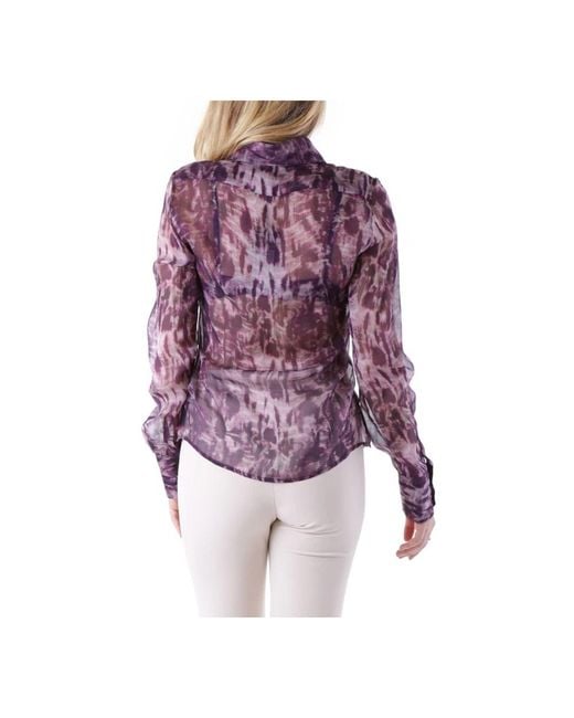 John Richmond Purple Shirts