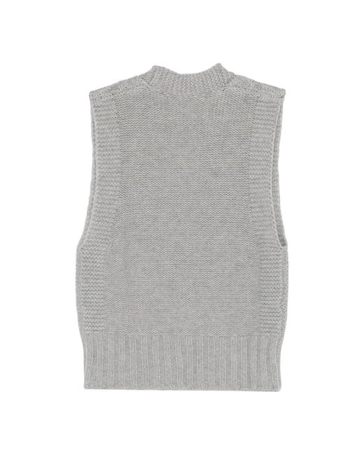 Lisa Yang Gray Cashmere Knitwear