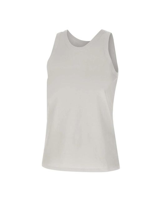 Loulou de Saison Gray Sleeveless Tops