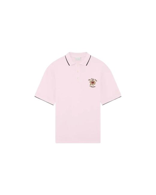 Drole de Monsieur Pink Polo Shirts for men