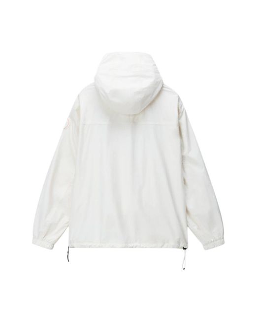 Napapijri Jassen ,Wit ,Polyester Rainforest Next Summer Anorak in het White voor heren